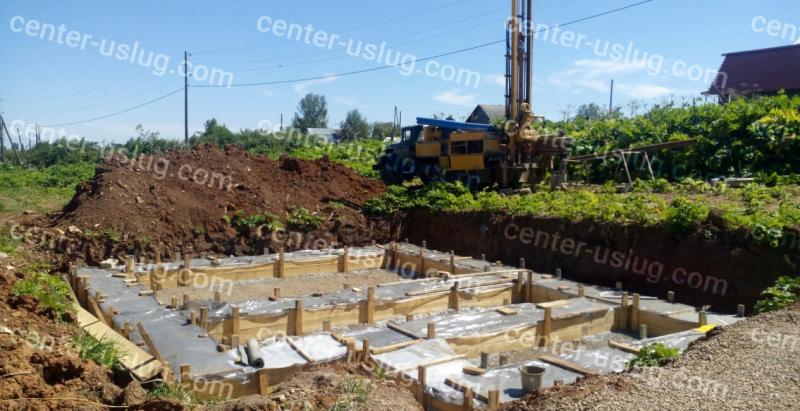 Ленточный фундамент длина 55 м