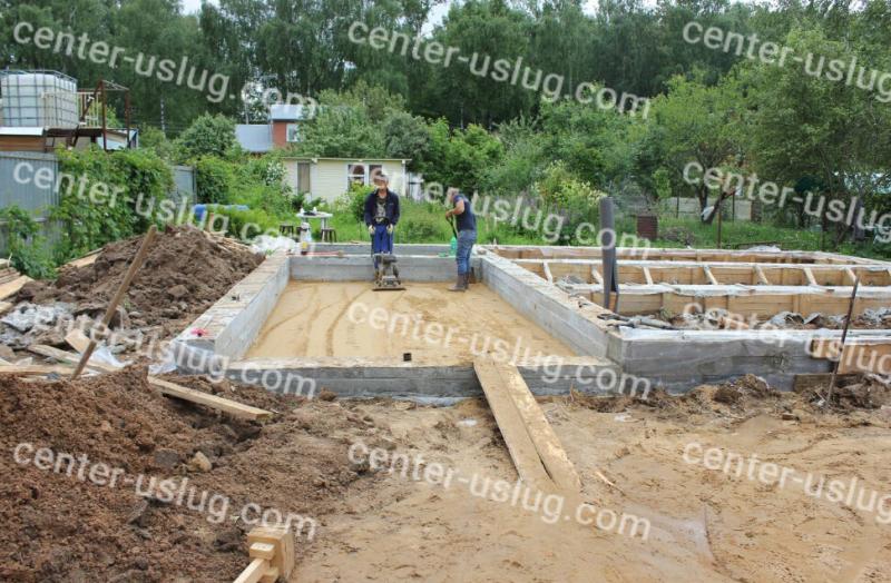 Мелкозаглубленный ленточный фундамент под гараж