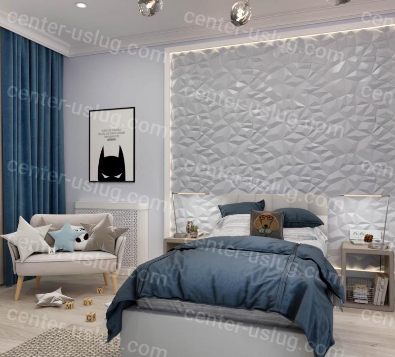 Дизайн-проект светлой трёшки с детской