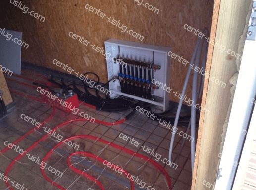 Монтаж отопления под ключ дом 210 м²