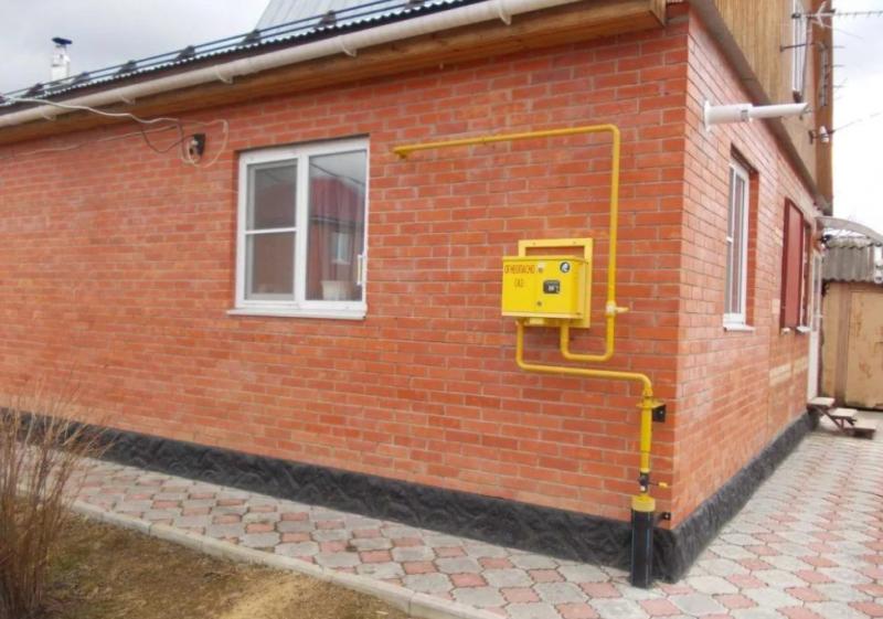 Подключили частный дом к газу