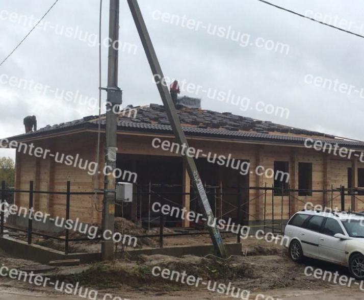 Сделали проект и построили дом из клееного бруса 217 м²