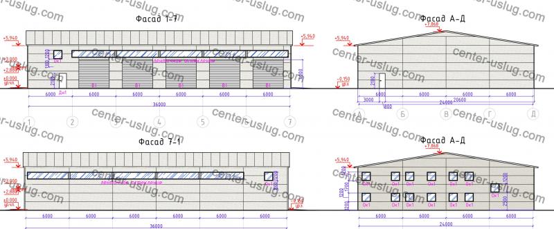 Проект склада с АБК для хранения арматуры
