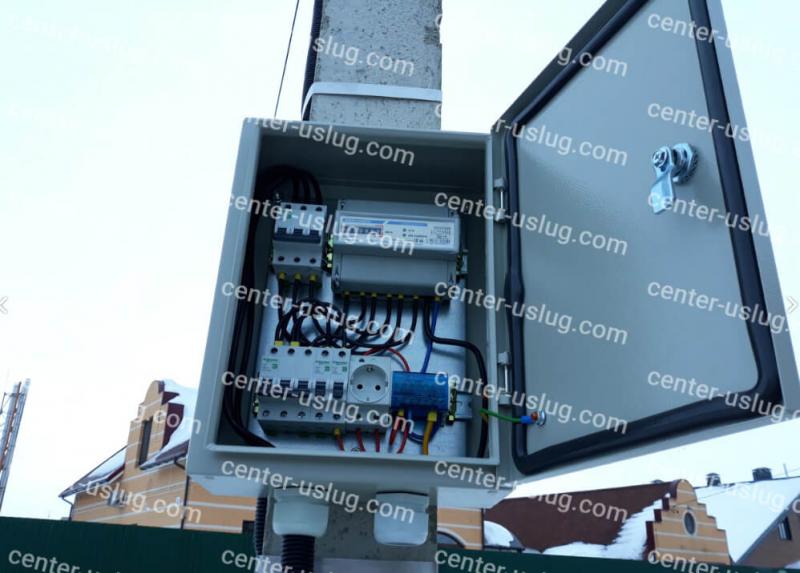 Подключение электричества к частному дому