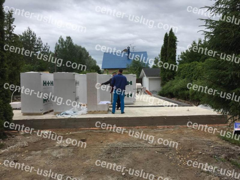 Фундамент монолитная плита в Тярлево